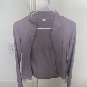 Lavender workout jacket